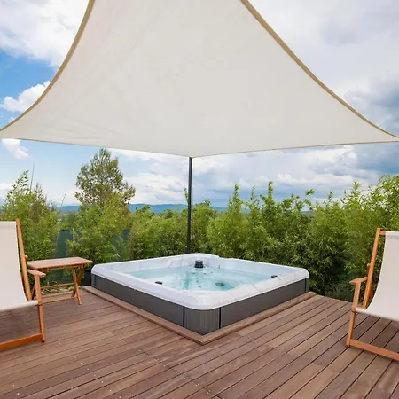 Ena With Pool & Jacuzzi Semesterbostad Donji Kasic